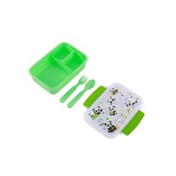 iTotal - Lunch Box Kids PANDASTIC with cutlery (ID2031)