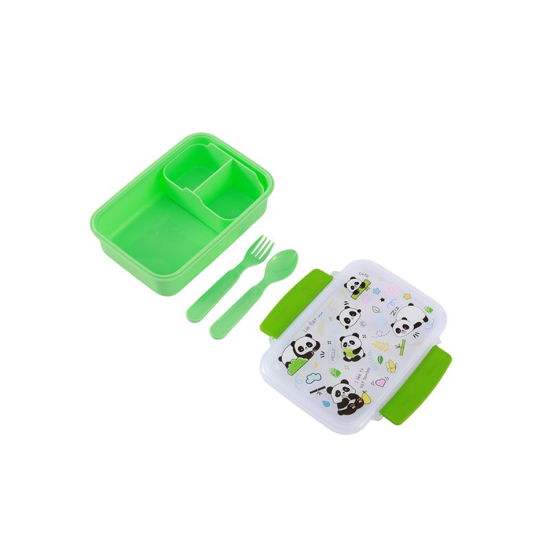 iTotal - Lunch Box Kids PANDASTIC with cutlery (ID2031)