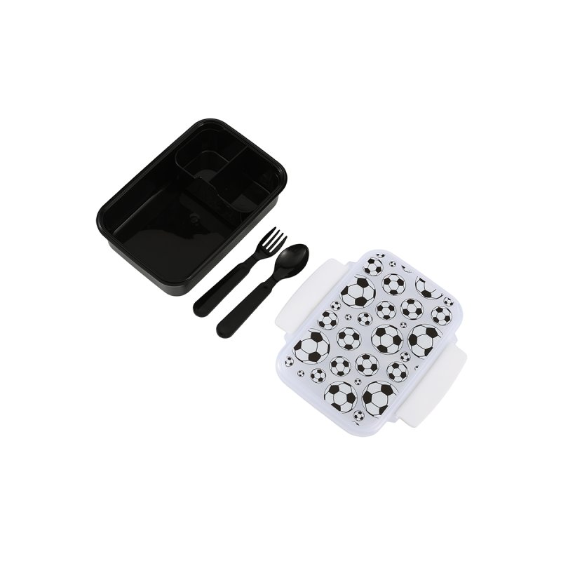 iTotal - Lunch Box with Cutlery - Football (ID2023)
