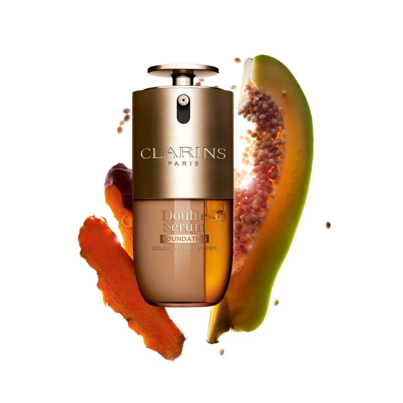 Clarins DOUBLE SERUM FOUNDATION 30 ml Pump bottle liquid M5N