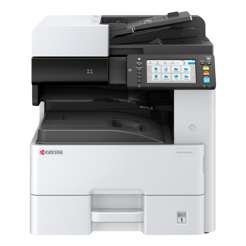 ECOSYS MZ3201ix (grau/dunkelgrau, USB, LAN, Scan, Kopie, Fax, Duplex (Druck), Duplex (Scan))
