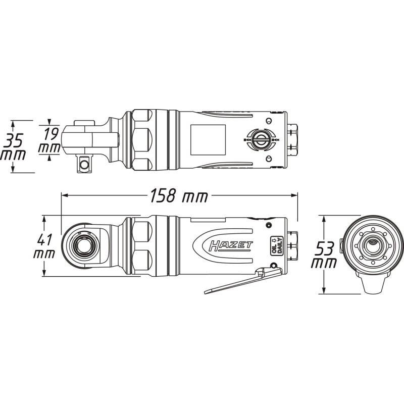 HAZET 9021SR-1 multifunction tool attachment