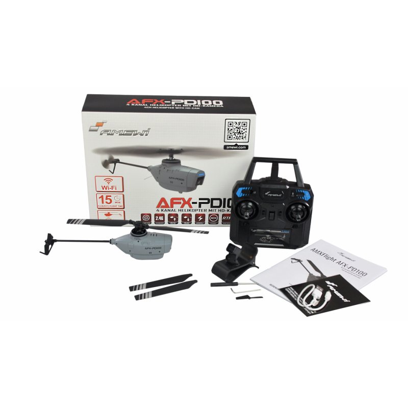 Amewi AFX-PD100 Helikopter mit HD-Kamera 4-Kanal 6G RTF
