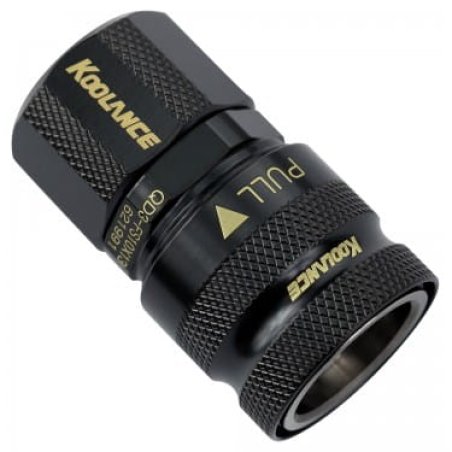 Koolance QD3 Schnellverschluss gerade weiblich auf 13/10mm - schwarz