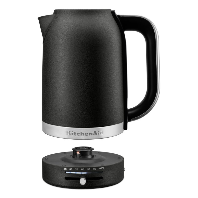 KitchenAid 859711684180 electric kettle 1.7 L 2400 W Black, Stainless steel