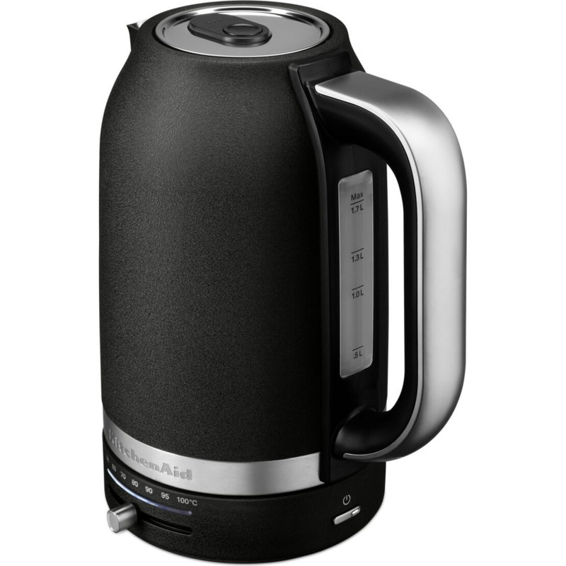 KitchenAid 859711684180 electric kettle 1.7 L 2400 W Black, Stainless steel