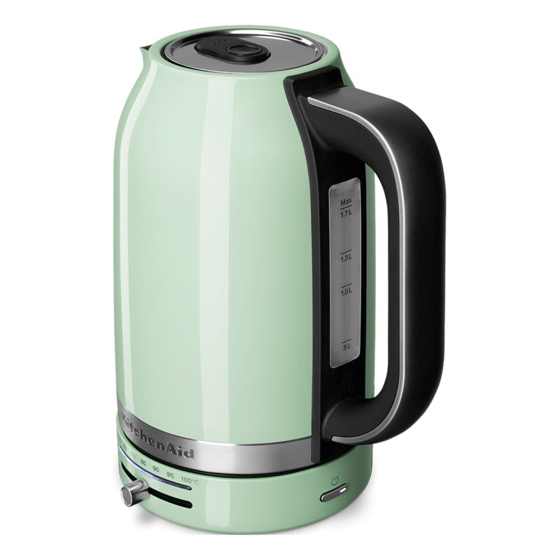 KitchenAid 5KEK1701EPT bouilloire 1,7 L 2400 W Noir, Vert, Acier inoxydable