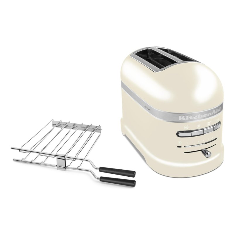 KitchenAid 5KMT2204EAC 7 2 slice(s) 1250 W Cream, Stainless steel
