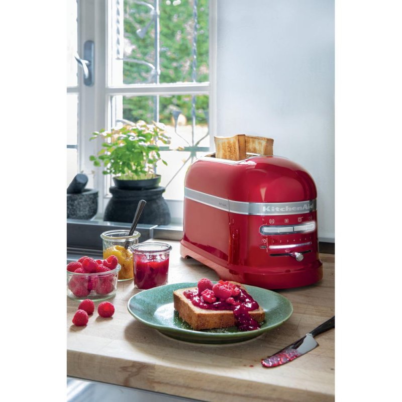 KitchenAid 5KMT2204ECA 7 2 slice(s) 1250 W Red, Stainless steel