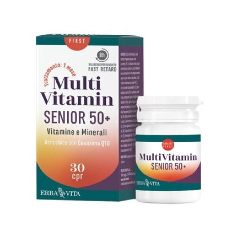 Erba Vita Multivitamin Senior 50 30 Tablets