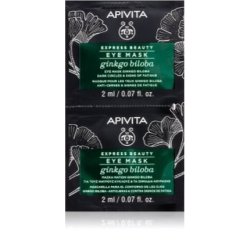 Apivita Beauty Express Eye Mask Dark Circles And Eye Puffiness With Ginkgo Biloba 2x2ml