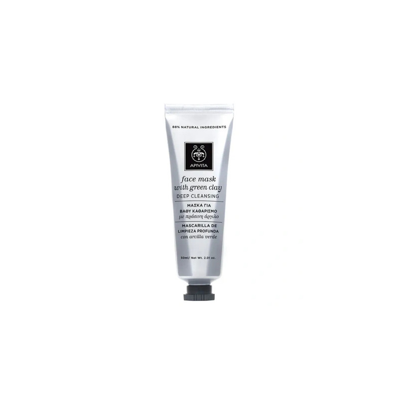Apivita Deep Cleansing Face Mask With Green Clay 50ml