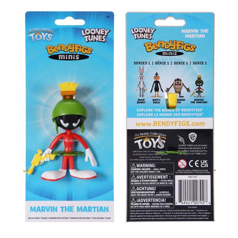 LOONEY TUNES - Marvin - Figurine Mini Bendyfigs 9cm