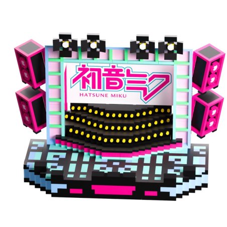 HATSUNE MIKU - Miku's Stage BRICKSET 19x28x15cm