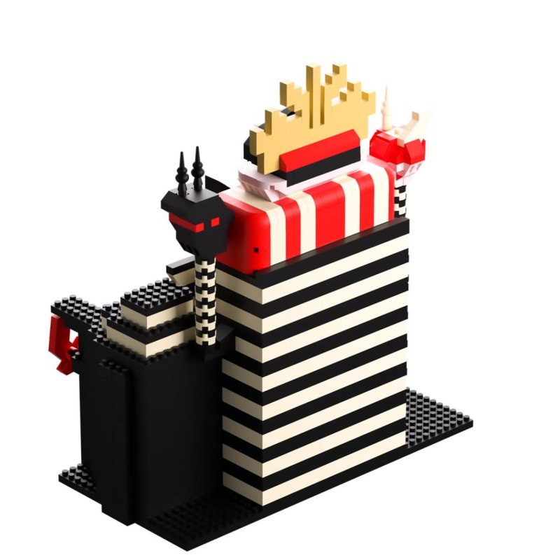 HAZBIN HOTEL - New Hazbin Hotel BRICKSET 1237pcs 18x17,5x9cm
