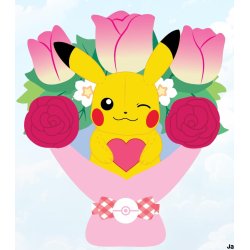 POKEMON - Valentires Bouquet with Pikachu - 26cm