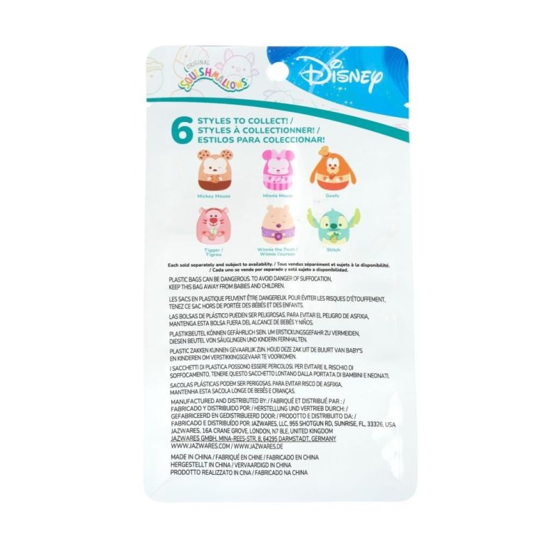 SQUISHMALLOWS - Little Plush 12.5cm Disney Wave 2 Assort. 9pcs