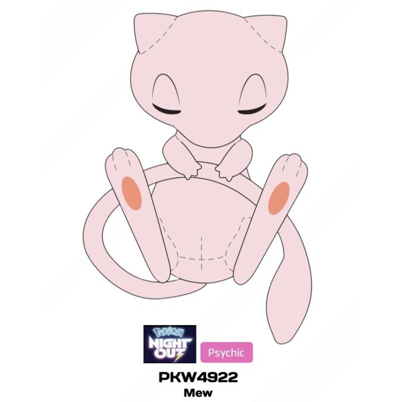 POKEMON - Mew Sleeping - Peluche 46cm