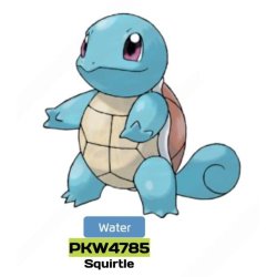 POKEMON - Squirtle W18 - Peluche 30cm