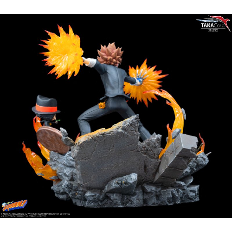 REBORN - Tsuna, Reborn & Natsu - Statuette 37cm