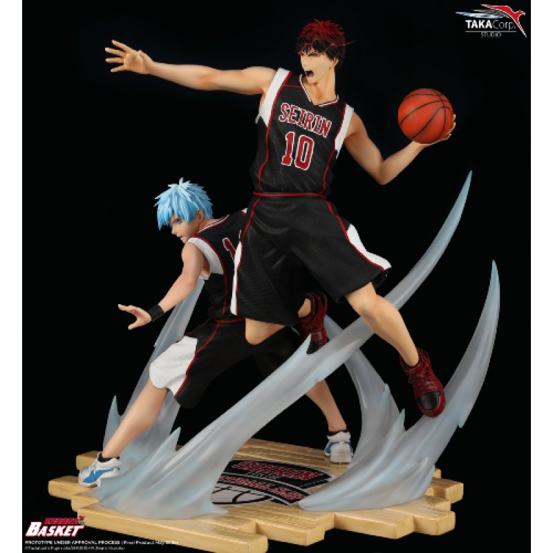 KUROKO'S BASKET - Tetsuya & Taiga "Black Jersey" - Statuette 41cm