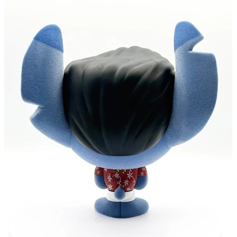 STITCH - Elvis Hawai - Figurine Bhunny Flocked Vinyl - 10cm