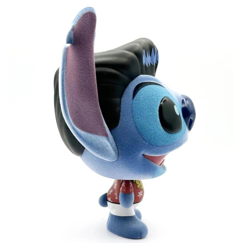 STITCH - Elvis Hawai - Figurine Bhunny Flocked Vinyl - 10cm