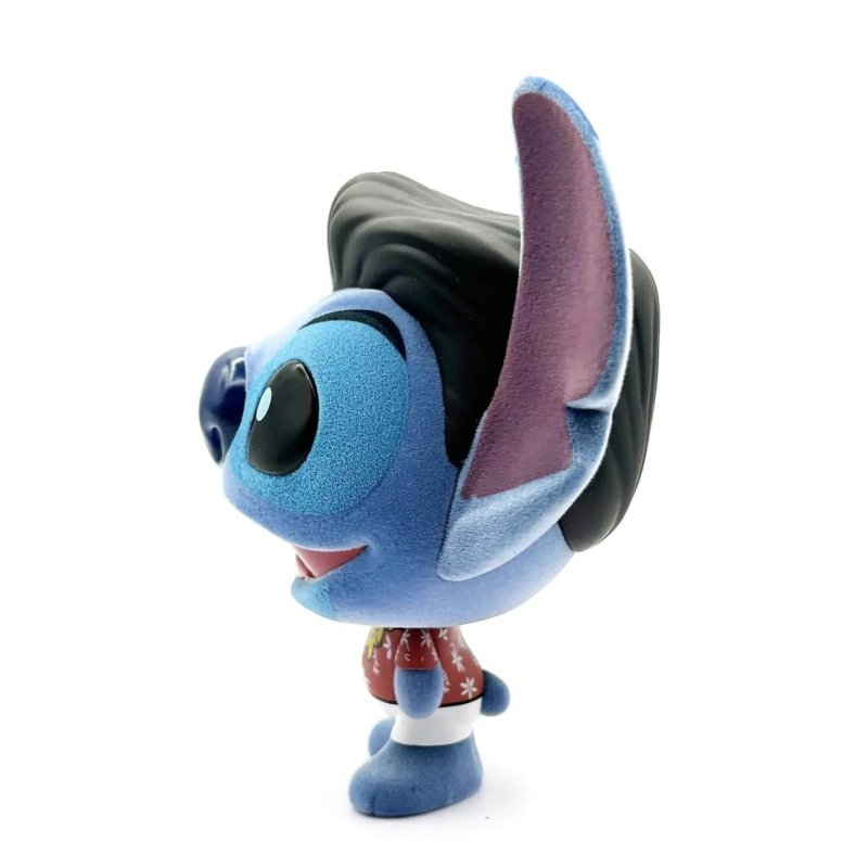 STITCH - Elvis Hawai - Figurine Bhunny Flocked Vinyl - 10cm