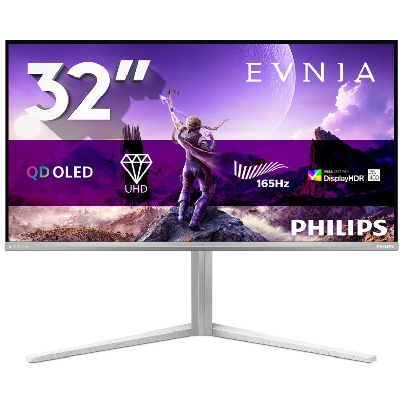 Philips 32M2N6901A/00 computer monitor 80 cm (31.5") 3840 x 2160 pixels White