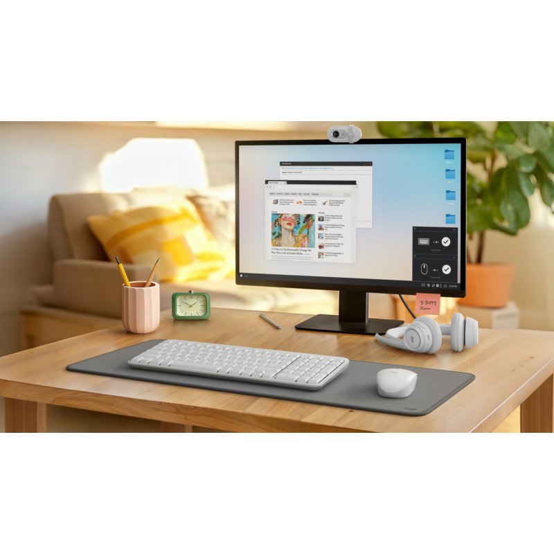 Logitech 920-013520 keyboard RF Wireless Bluetooth US International White