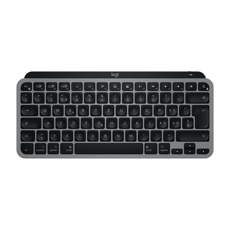 Logitech MX Keys Mini For Mac clavier maison/bureau Bluetooth QWERTZ Suisse Noir, Gris