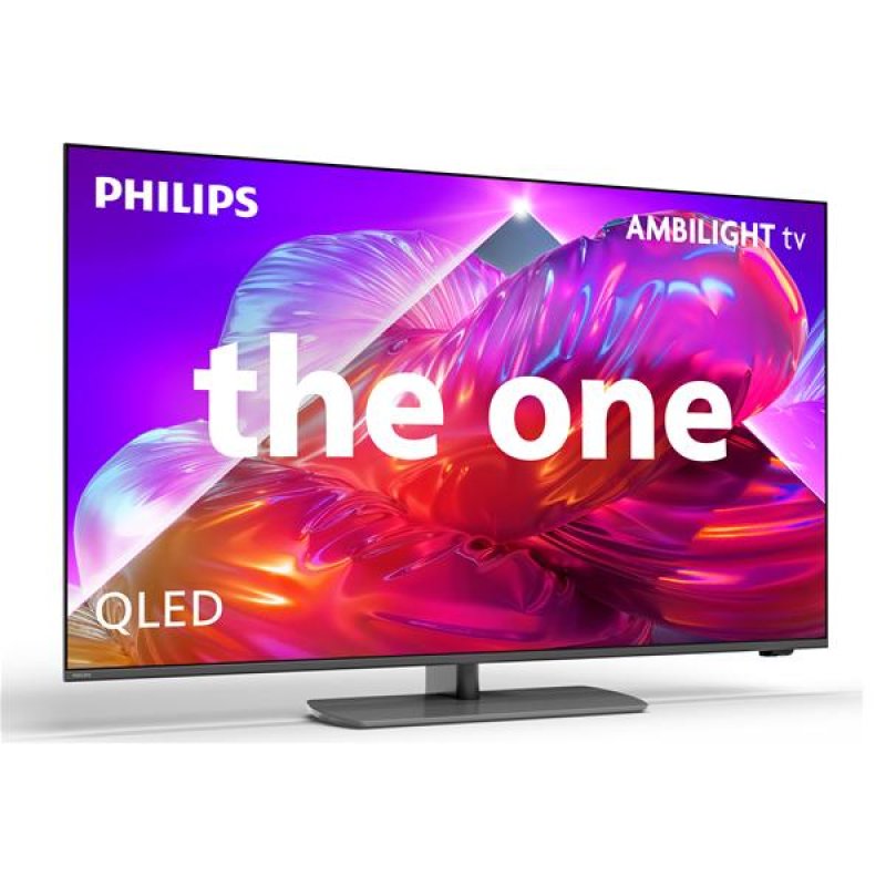The One 120 hz - Pied central - QLED - AMBILIGHT 3 - UHD - TITAN OS *