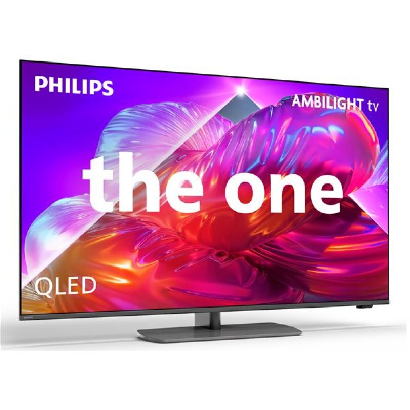 The One 120 hz - Pied central - QLED - AMBILIGHT 3 - UHD - TITAN OS *
