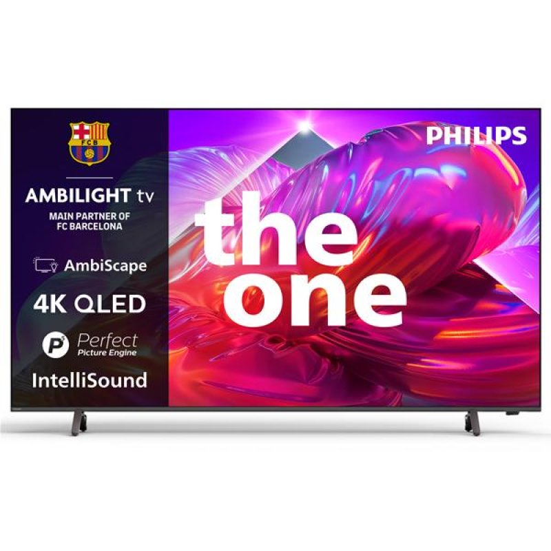 'The One' 120 hz - Pied central - QLED - AMBILIGHT 3 - UHD - TITAN OS *