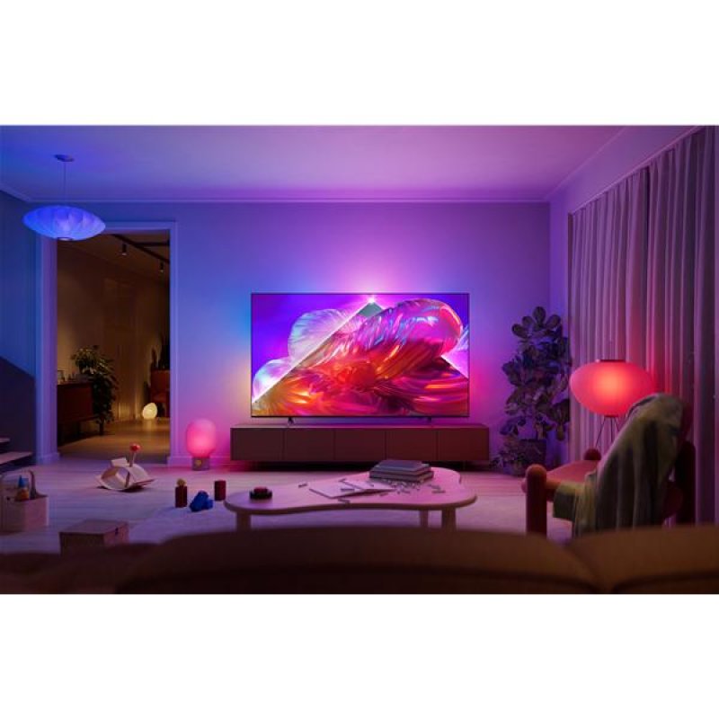 'The One' 120 hz - Pied central - QLED - AMBILIGHT 3 - UHD - TITAN OS *