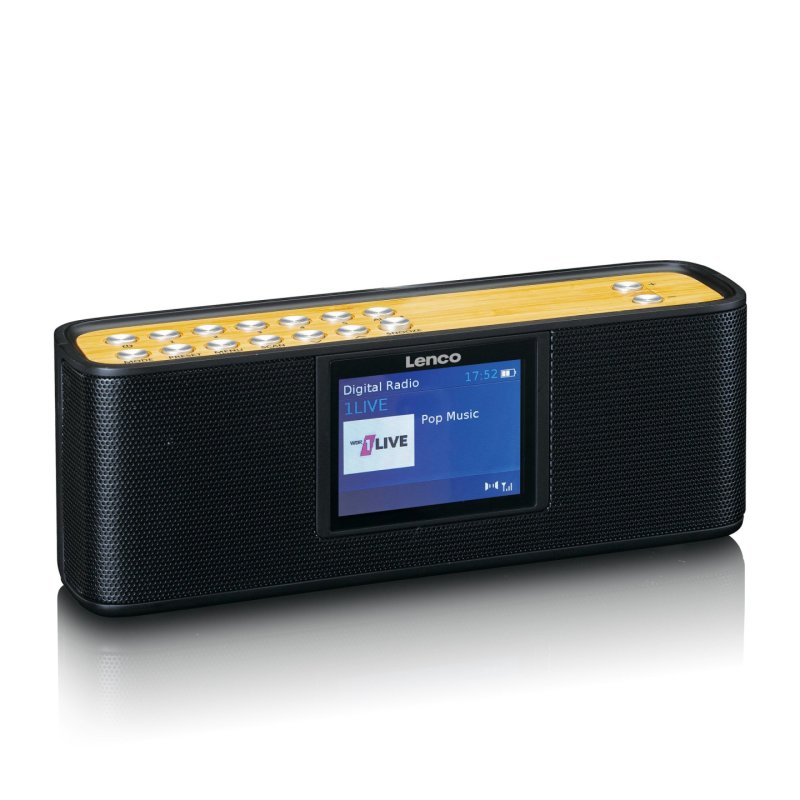 Lenco DAB/FM avec écran couleur 2,4' Batterie rechargeable Bluetooth® N *