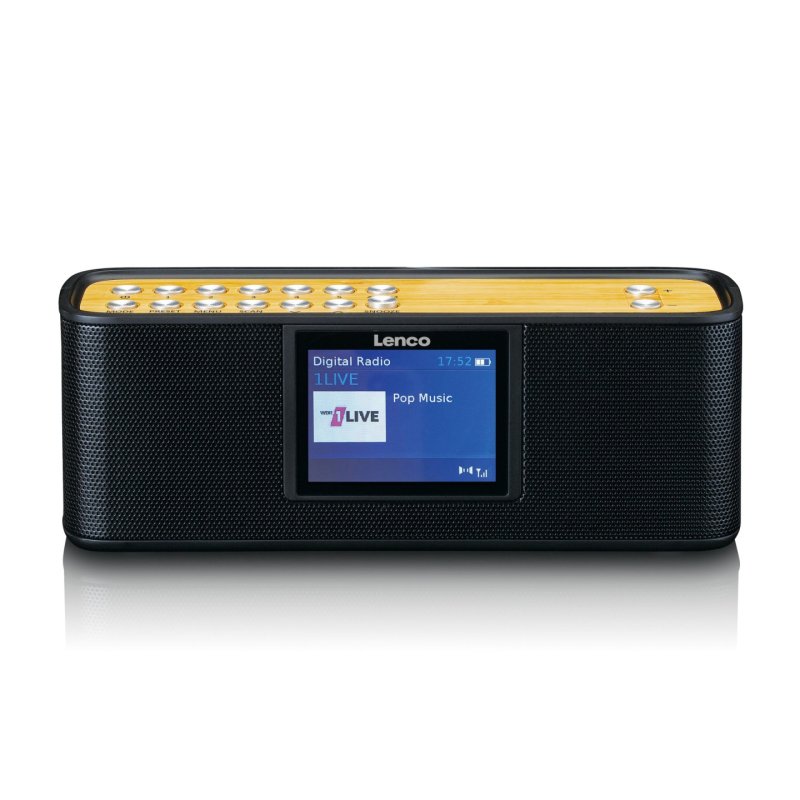 Lenco PDR-045 Portable Numérique Noir