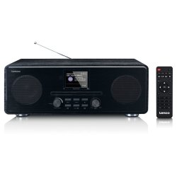 Lenco DAR-061 Radio portable Internet Analogique et numérique Noir