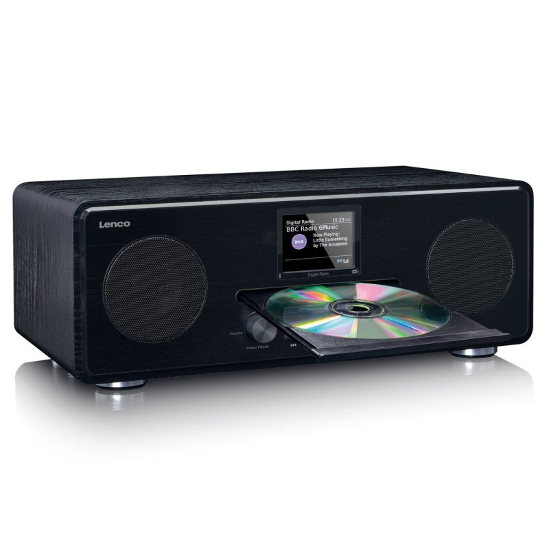 Lenco DAR-061 Radio portable Internet Analogique et numérique Noir