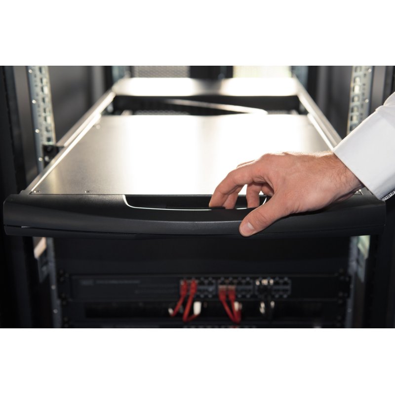 KVM Konsole 17" Digitus 8-Port VGA TR black