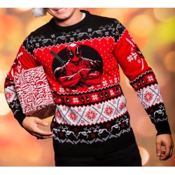 Deadpool Christmas Sweater Size S
