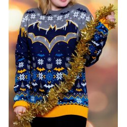 Batman Christmas Sweater Frosty Size S