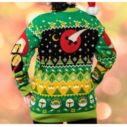 Star Wars Christmas Sweater Baby Yoda Size M