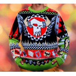 Warhammer 40,000 Christmas Sweater Ork Size M