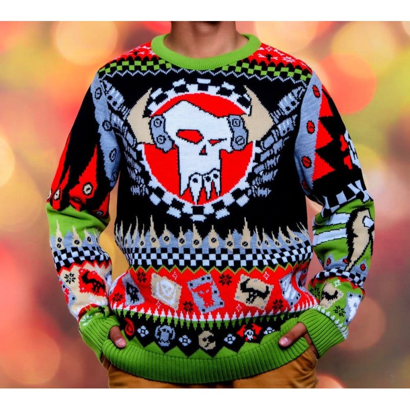 Warhammer 40,000 Christmas Sweater Ork Size L