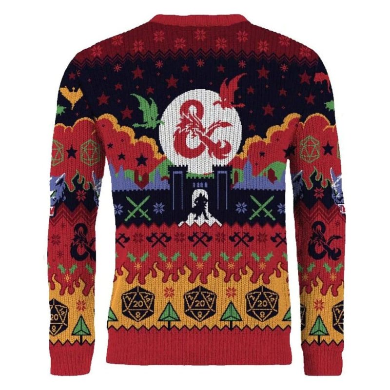 Dungeons & Dragons Christmas Sweater Size XS