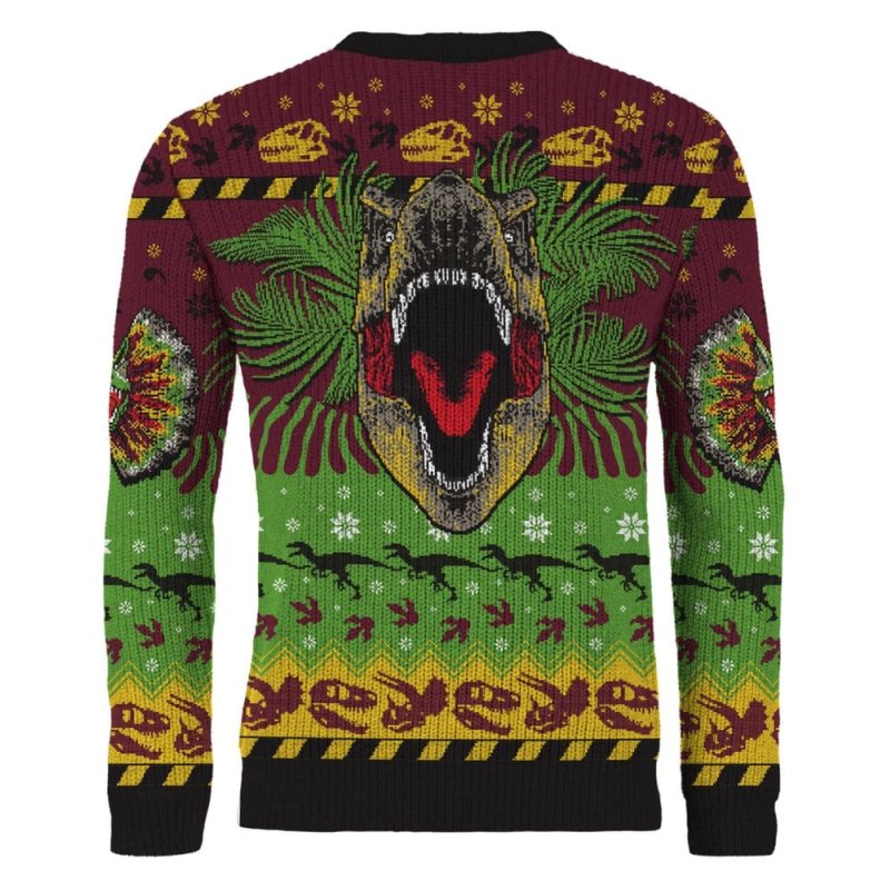 Jurassic Park Christmas Sweater Happy Rexmas Size XXXL