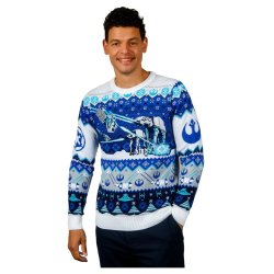 Star Wars Christmas Sweater AT-AT Assault Size S