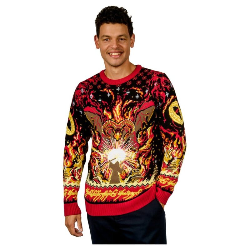 Lord of the Rings Christmas Sweater Balrog Size XXXL