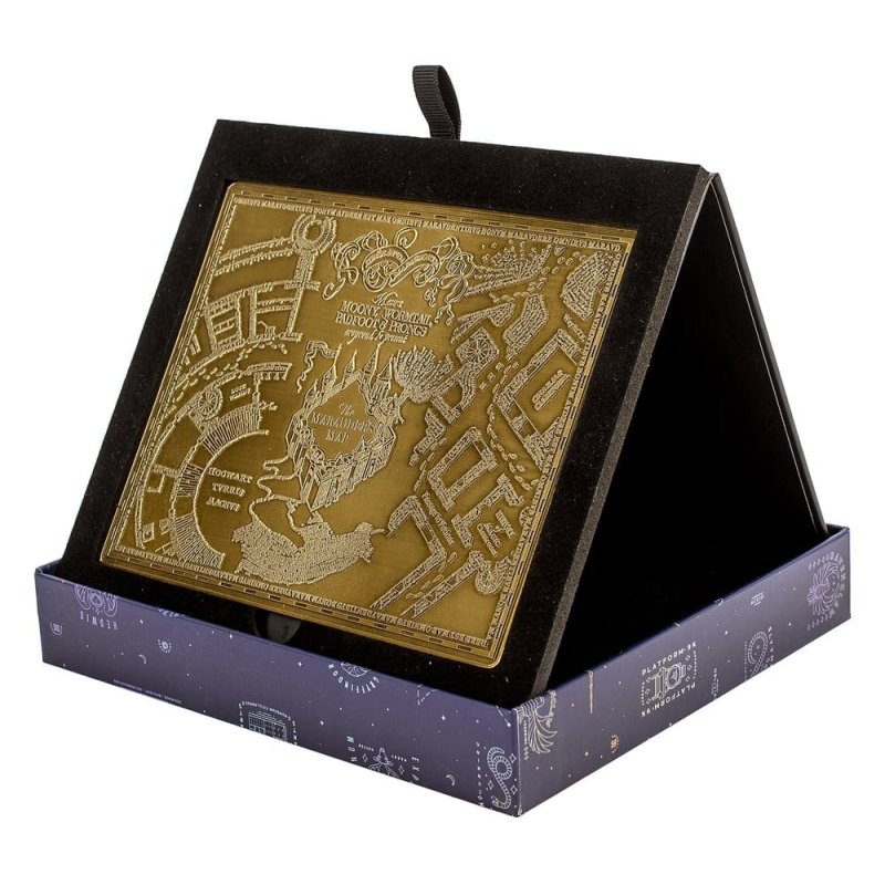 Harry Potter Replica Marauder's Map Metal Map 15 cm